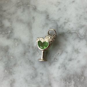 Sterling Margarita Charm